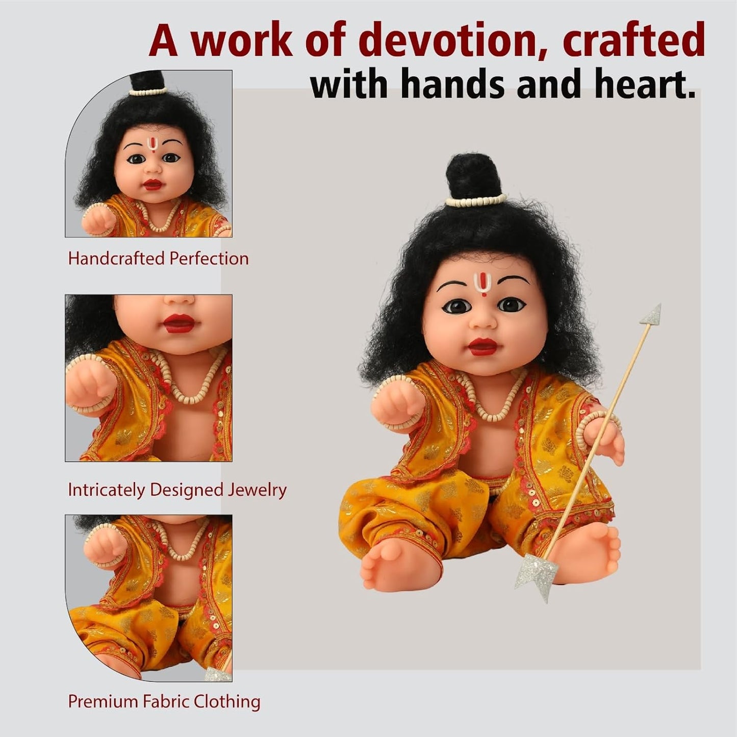 Kanha kothi Handcrafted Baby Ram Doll