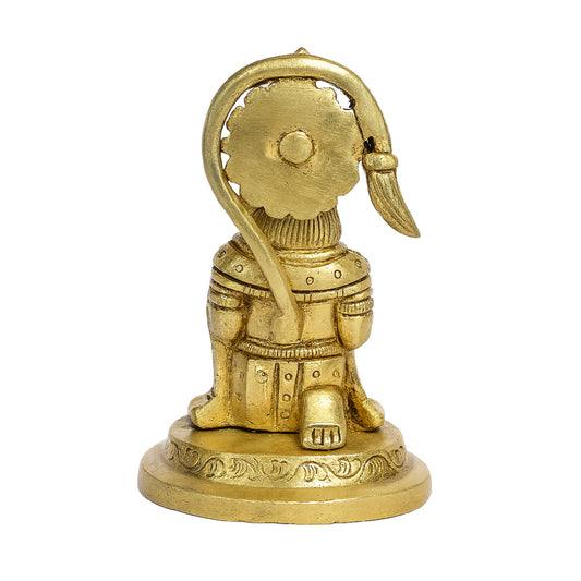 Golden Hanuman Ji Idol – Blessing Pose