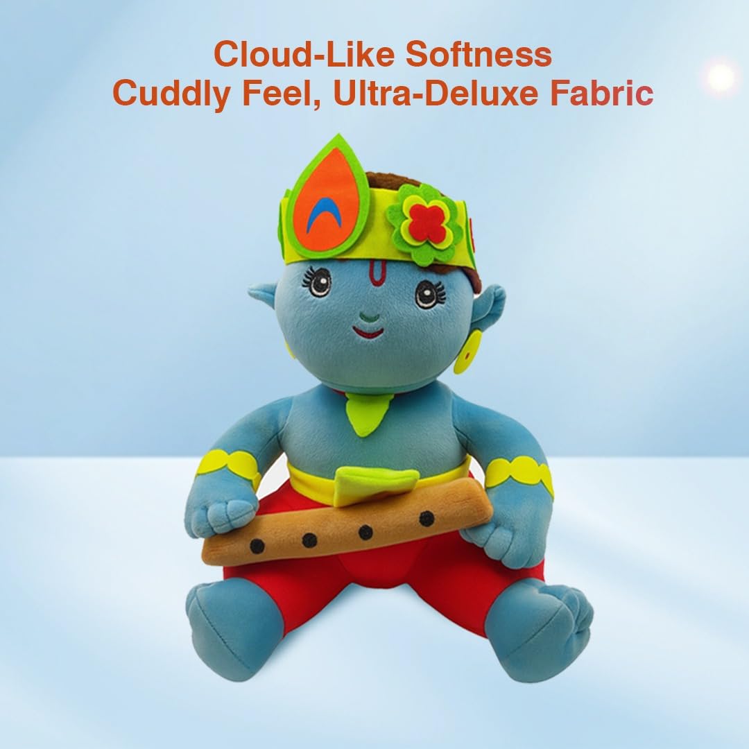 Kanha kothi Baby Krishna (23 CM) | Soft Plush Toy | Best Gift for Infants, Toddlers & Babies