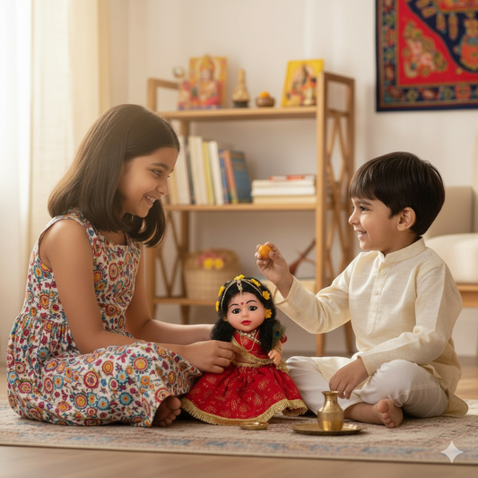 Buy Handcrafted Radha Dolls Online India | Kanha Kothi