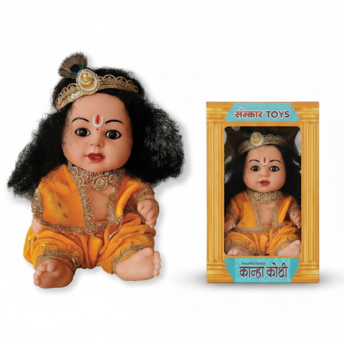 Kanha kothi Handmade Baby Krishna Doll