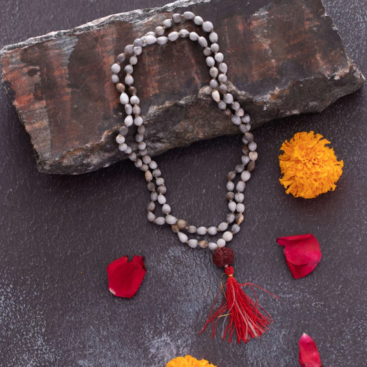 Baijanti Mala with Rudraksha – Japa Mala