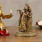 Radha Krishna Brass Idols for Home Temple – Bring Divine Love & Harmony Home