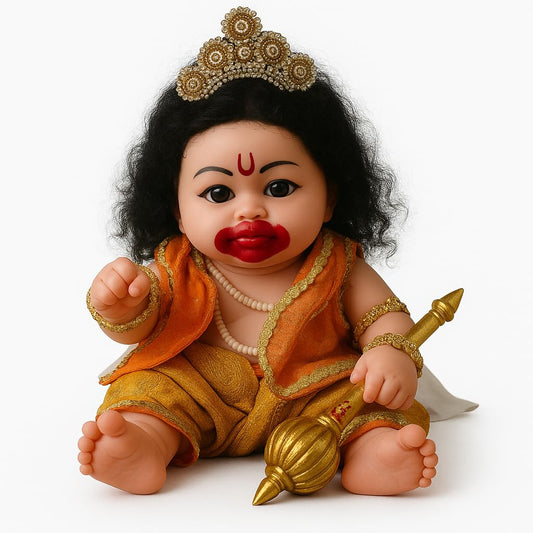 Kanha kothi Handmade Bal Hanuman Ji Doll for Kids