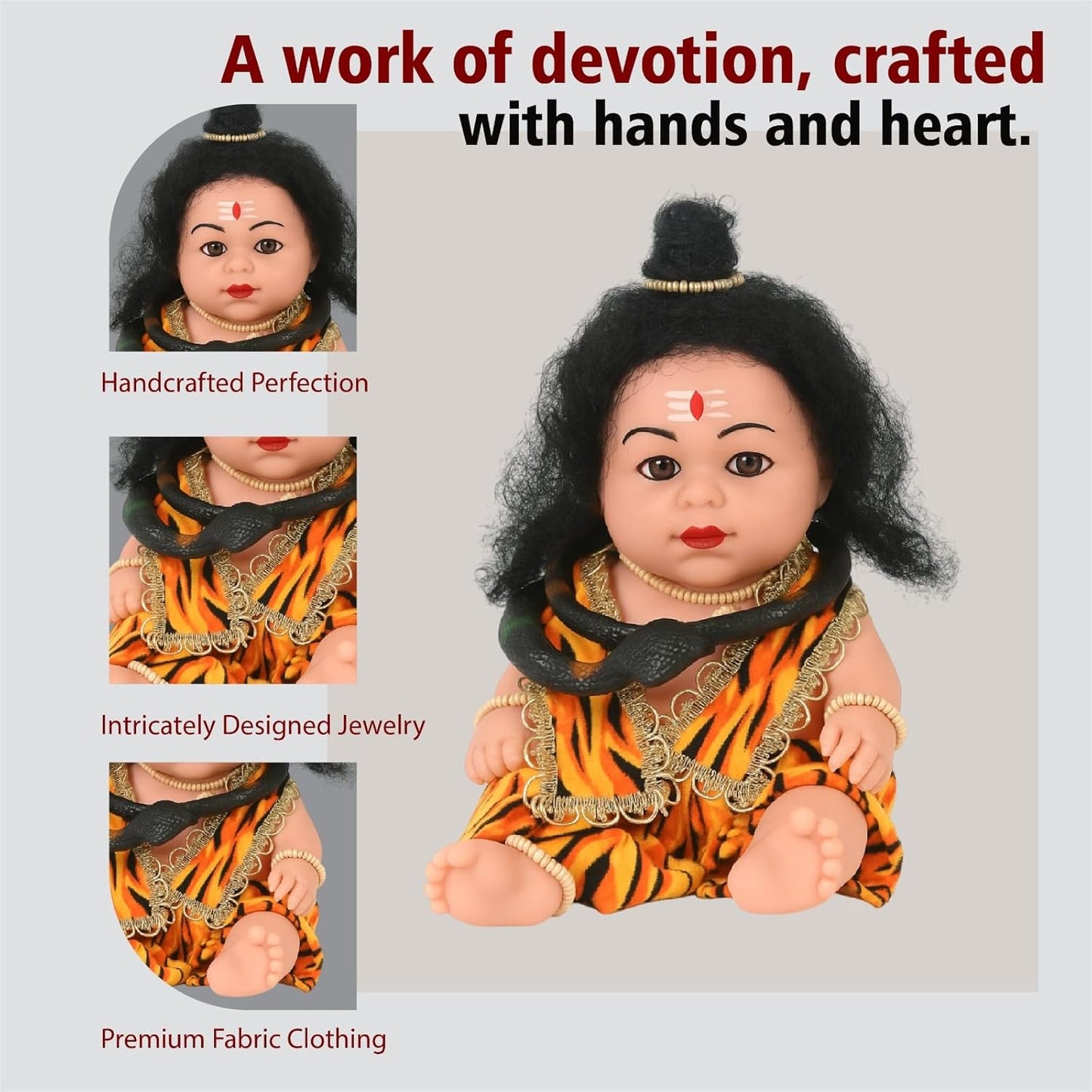 Kanha kothi Handcrafted Bal Shiv Baby Doll