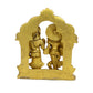 Radha Krishna Brass Finish Idol – Divine Love Statue