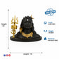 Shiv Shankar Black & Gold Resin Showpiece