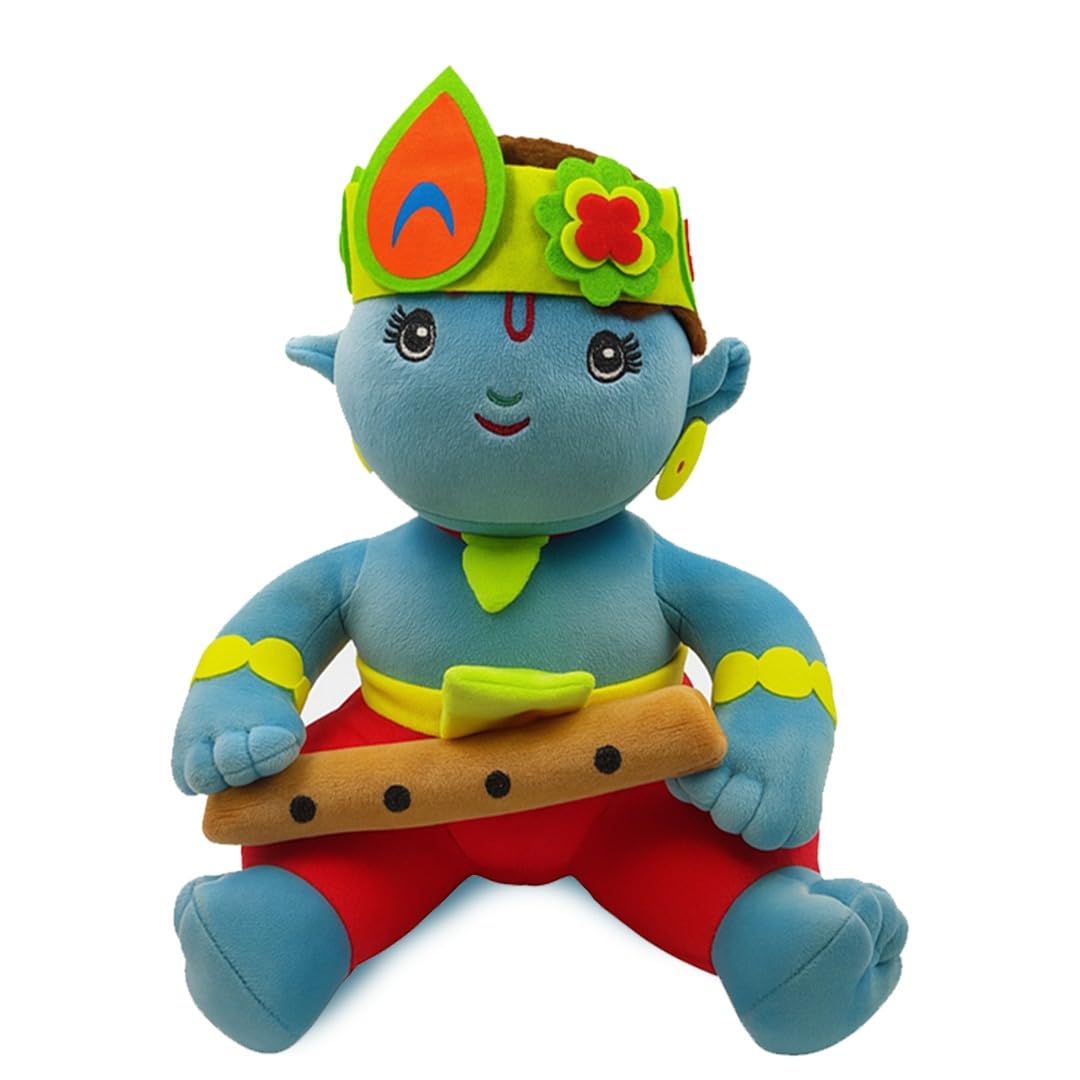 Kanha kothi Baby Krishna (23 CM) | Soft Plush Toy | Best Gift for Infants, Toddlers & Babies