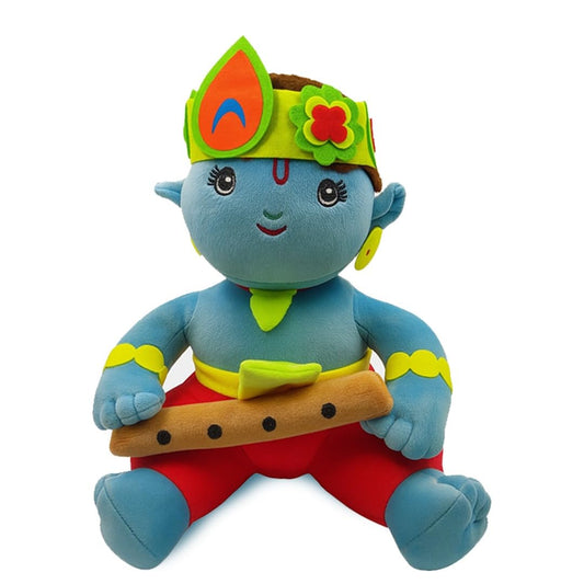 Kanha kothi Baby Krishna (23 CM) | Soft Plush Toy | Best Gift for Infants, Toddlers & Babies