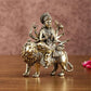 Pure Brass Maa Durga Idol on Lion – Handcrafted Durga Mata Murti for Home Temple & Pooja