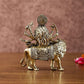 Pure Brass Maa Durga Idol on Lion – Handcrafted Durga Mata Murti for Home Temple & Pooja