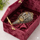 999 Pure Silver Plated & 24K Gold Plated Ganesh Shankh | Sacred 5.2 Inch Dual-Tone Conch Shell | Vastu Showpiece for Success & Wealth | Auspicious Pooja Gift.