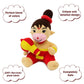 Kanha kothi Baby Hanuman (23 CM) | Soft Plush Toy | Best Gift for Infants, Toddlers & Babies