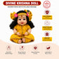 Kanha Kothi Krishna Doll – Sanskar Toy for Kids | Beautiful Lord Krishna Figurine | Educational & Cultural Toy | Perfect Gift for Boys & Girls