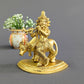 Pure Brass Lord Krishna with Cow Statue (7 Inch) – Divine Home Décor & Spiritual Idol