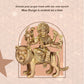 Kanha kothi Durga Maa on Lion Brass Idol 13 cm | Simhavahini Durga Murti for Home Temple