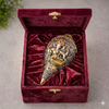 999 Pure Silver Plated & 24K Gold Plated Ganesh Shankh | Sacred 5.2 Inch Dual-Tone Conch Shell | Vastu Showpiece for Success & Wealth | Auspicious Pooja Gift.