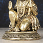 Pure Brass Lord Hanuman Idol for Home Temple | Bajrangbali Murti for Pooja & Gift | Brass Hanuman Ji Statue for Office, Mandir & Decor Size - 6 inch